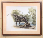 Raul Martin’s ‘Albertosaurus and Lambeosaurus’
