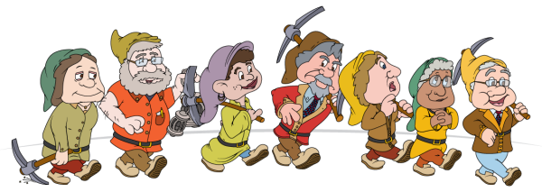 WCC Board of Trustees as the 7 dwarfs