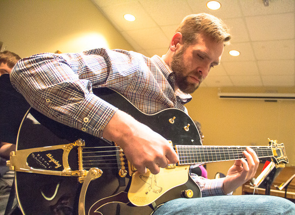 Shawn Donaldson playing guitar