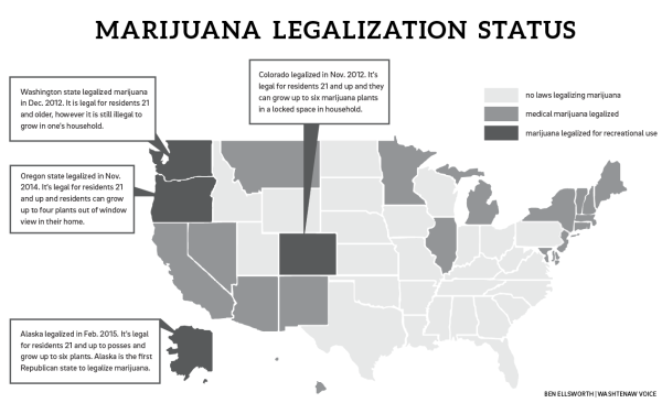 marijuana legalization status map