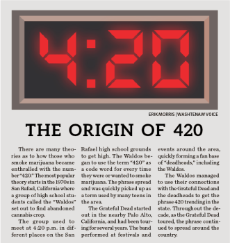 The origin of 420