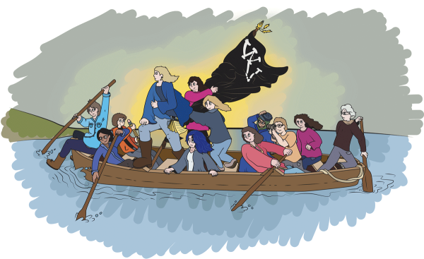 The Washtenaw Voice in boat spoofing Washington Crossing The Delaware painting