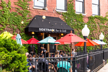 Patio view of Sidetrack Bar & Grill