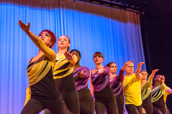 dancers in line on stage