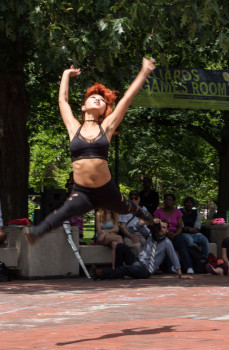 Ami Rodriguez dancing