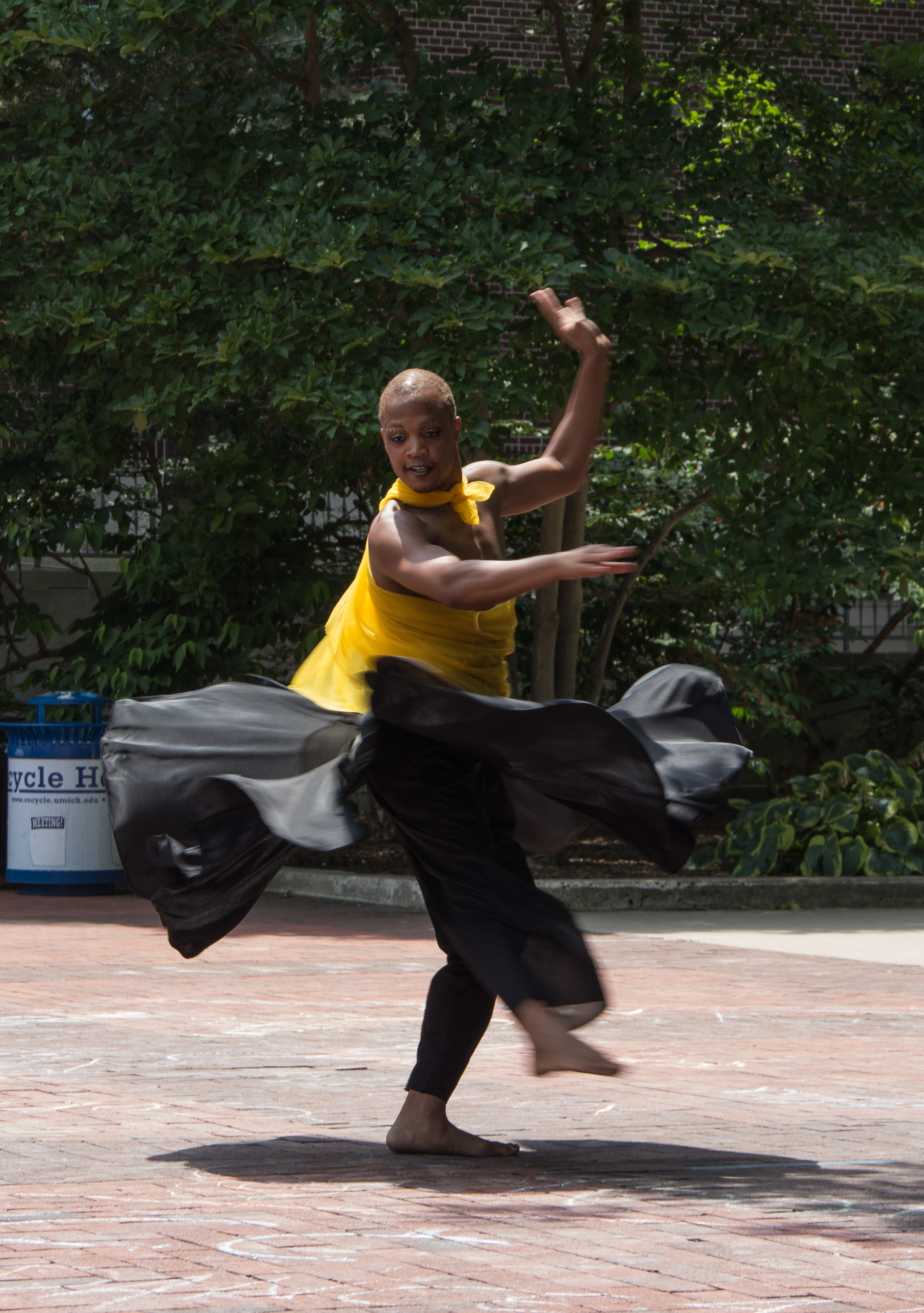 Trevon Callahan dancing