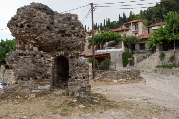 ruins on the walk up to the castle of Nafpaktos.
