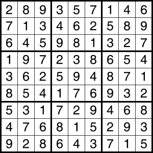 suduko solution