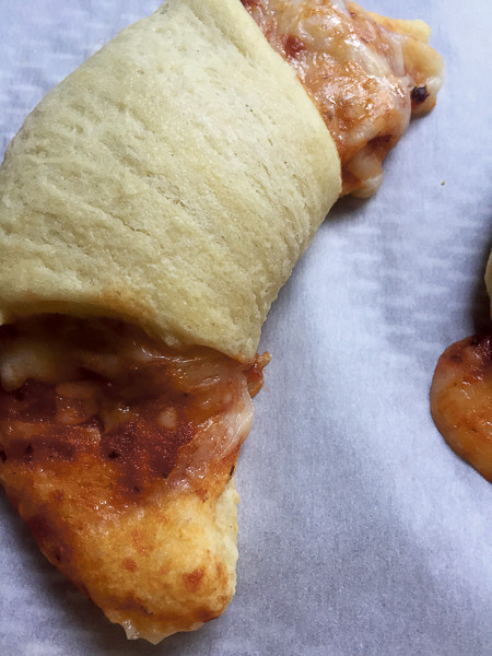 Homemade pizza rolls