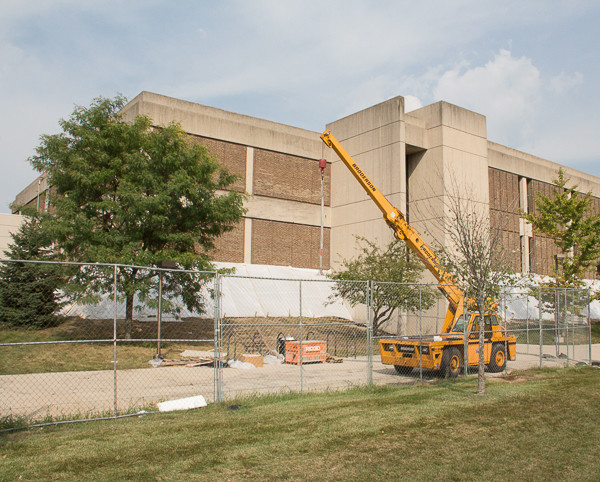 Construction in progress on LA building