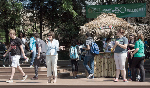 President Rose Bellanca at WCC's Welcome Day