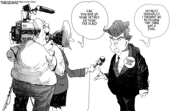 Trump tax plan comic