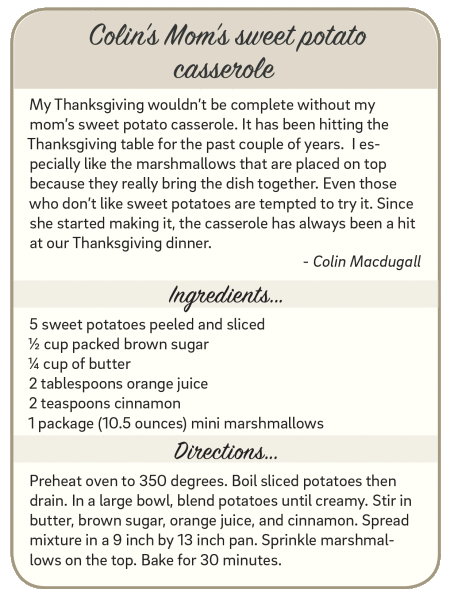 sweet potato casserole recipe