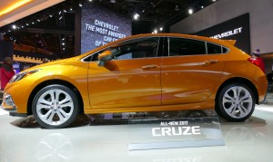 The new 2017 Chevy Cruze.