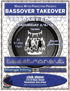 Bassover at Club Above brings Bass and festival culture to the Winter Ann Arbor music scene.