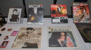 Micheal Jackson, the King of Pop, had a full section dedicated to his legacy in the mobile museum.