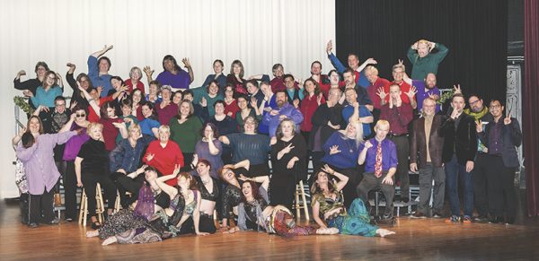 The performers, cast and crew of the Out Loud Chorus. The Enchanted Escape concert was performed on Friday and Saturday, Jan. 19 and 20 at Towsley Auditorium.Photo curtesy| Tim Howley