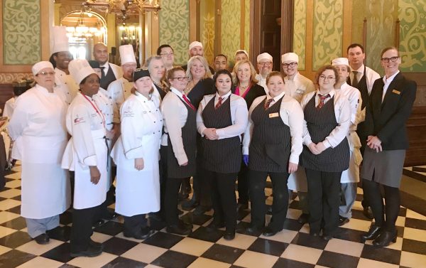 The Culinary Arts and Hospitality students and faculty members.