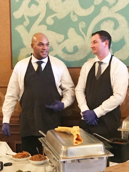 Graduating senior Lonnell ‘Tony’ Steward (right) and Ryan Trotter.Photos by Charlotte Bowens