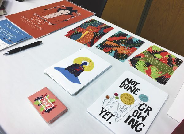 Work by Yasmin Ali, graphic designer and illustrator.Photo by Natalie Jarvie