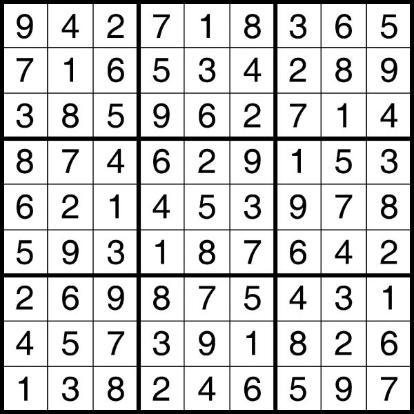 Sudoku created by Crosswords Ltd