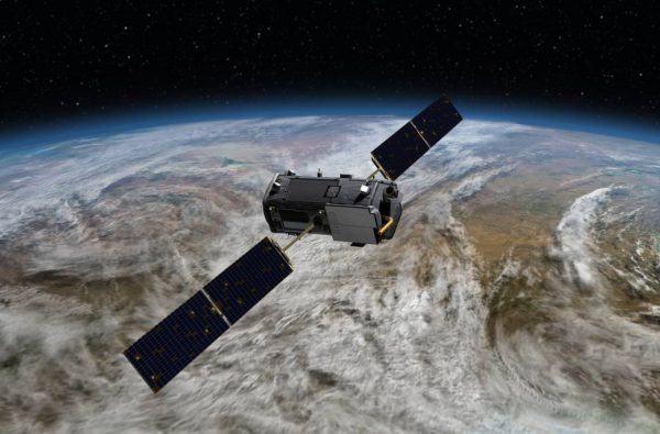One of the many satellites tracking carbon dioxide levels. Courtesy of Nasa