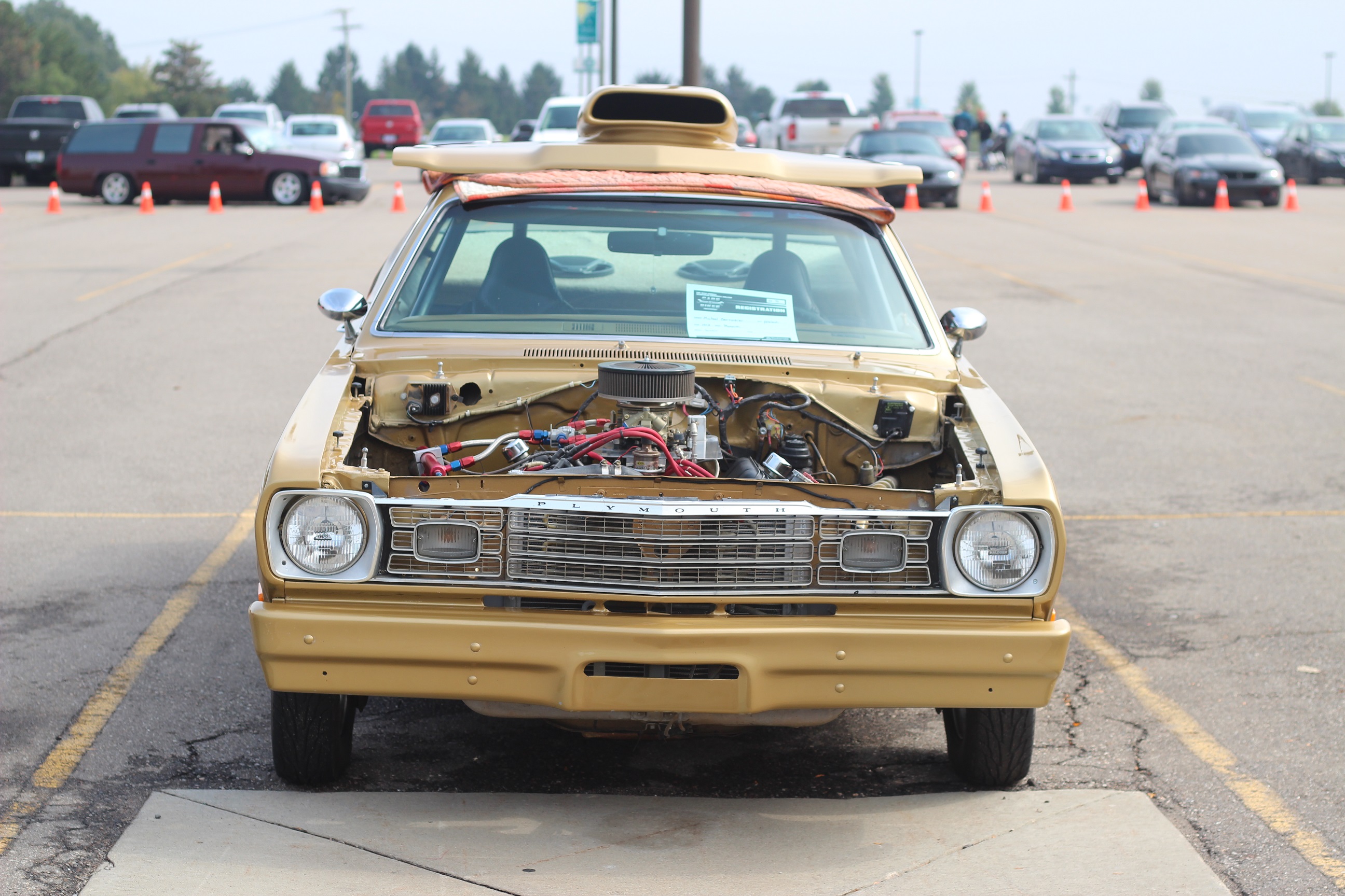 Participants show off their cars. Catherine Engstrom-Hadley | Washtenaw Voice
