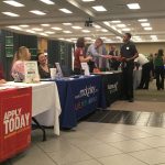 Over 250 students and 70 companies attended the Career Fair at WCC on Oct. 9. Nicholas Ketchum | Washtenaw Voice