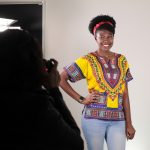 Vice-president of ISA, Daniela Rivas-Balanta, poses for photo. Vardan Sargsyan | Washtenaw Voice