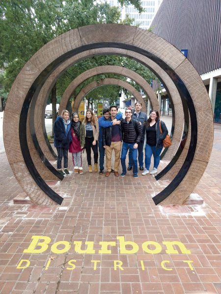 The Voice team going out for dinner in downtown Louisville. Pete Leshkevich | Washtenaw Voice