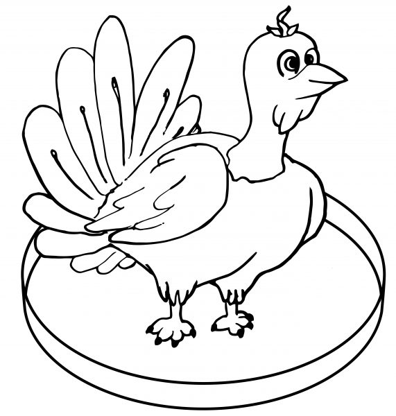 Turkey rendering. Illustration by Asia Rahman | Washtenaw Voice