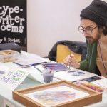 Jim Cherewick painting portraits on demand. Find him @gymsee on Instagram. Vardan Sargsyan | Washtenaw Voice