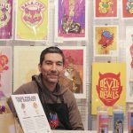 Mark Sarmel with his comic book and anime-inspired artwork. Find him at sarmel.com. Vardan Sargsyan | Washtenaw Voice