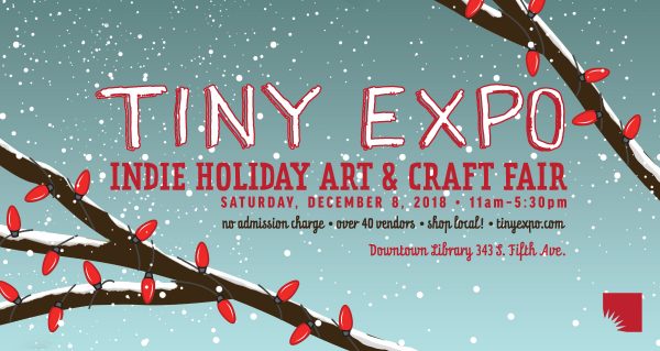 The Tiny Expo: Indie Holiday Art and Craft Fair is one of the many local craft fairs taking place. Courtesy of AADL