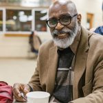 Thornton Perkins, a history teacher at WCC and audience member, shared his thoughts on King’s legacy. Sara Faraj | Washtenaw Voice
