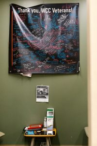 The Veterans Center is a good place for students and vets to connect with each other. Sara Faraj | Washtenaw Voice