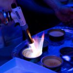 A live creme brulee bar was one of the many offerings of the evening. Sara Faraj | Washtenaw Voice