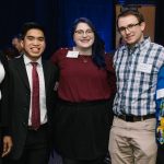 Some representative students that attended were (from left): Kanigbe Kaba, Jason Bernardino, Matea Pejic, Zachery Metiva, and Ken Legg. Sara Faraj | Washtenaw Voice