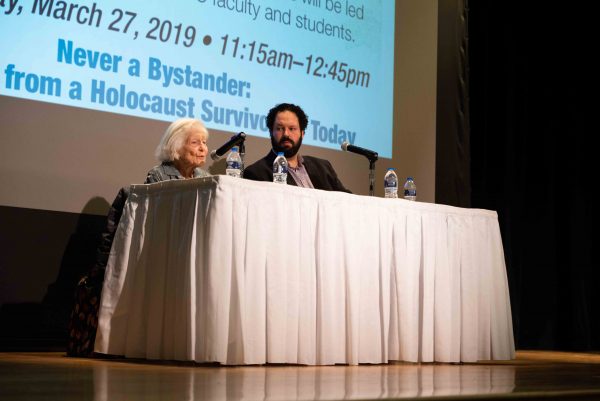 Holocaust survivor, Irene Hasenberg Butter, shares her story during the time when Nazis came into power in Germany. Lily Merritt | Washtenaw Voice