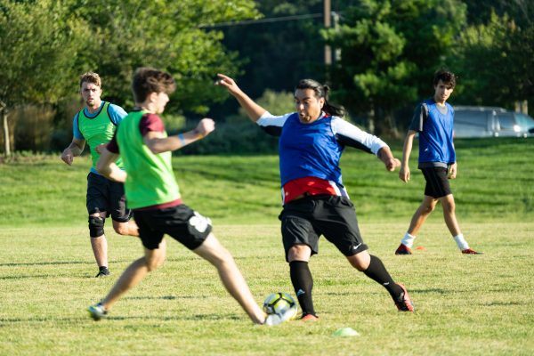 The WCC Men’s Club Soccer Team practice every Tuesday. Eric Le | Washtenaw Voice