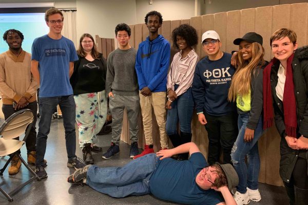 Club members gathered together to enjoy a night of food and games. Claire Convis | Washtenaw Voice