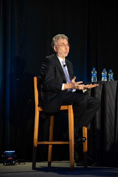 Martin Baron, executive editor of the Washington Post, was a main speaker at this year’s Associated Collegiate Press/College Media Association conference. Lily Merritt | Washtenaw Voice