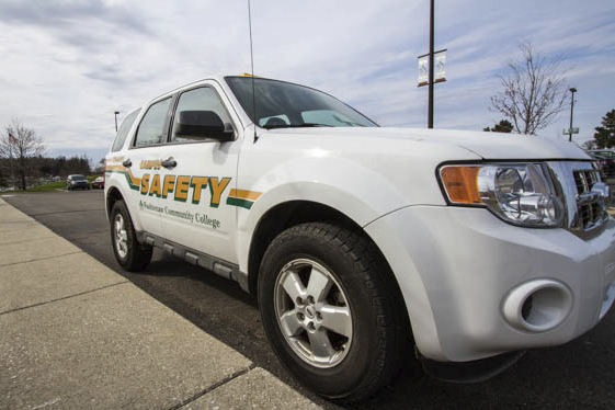 WCC's campus safety vehicle