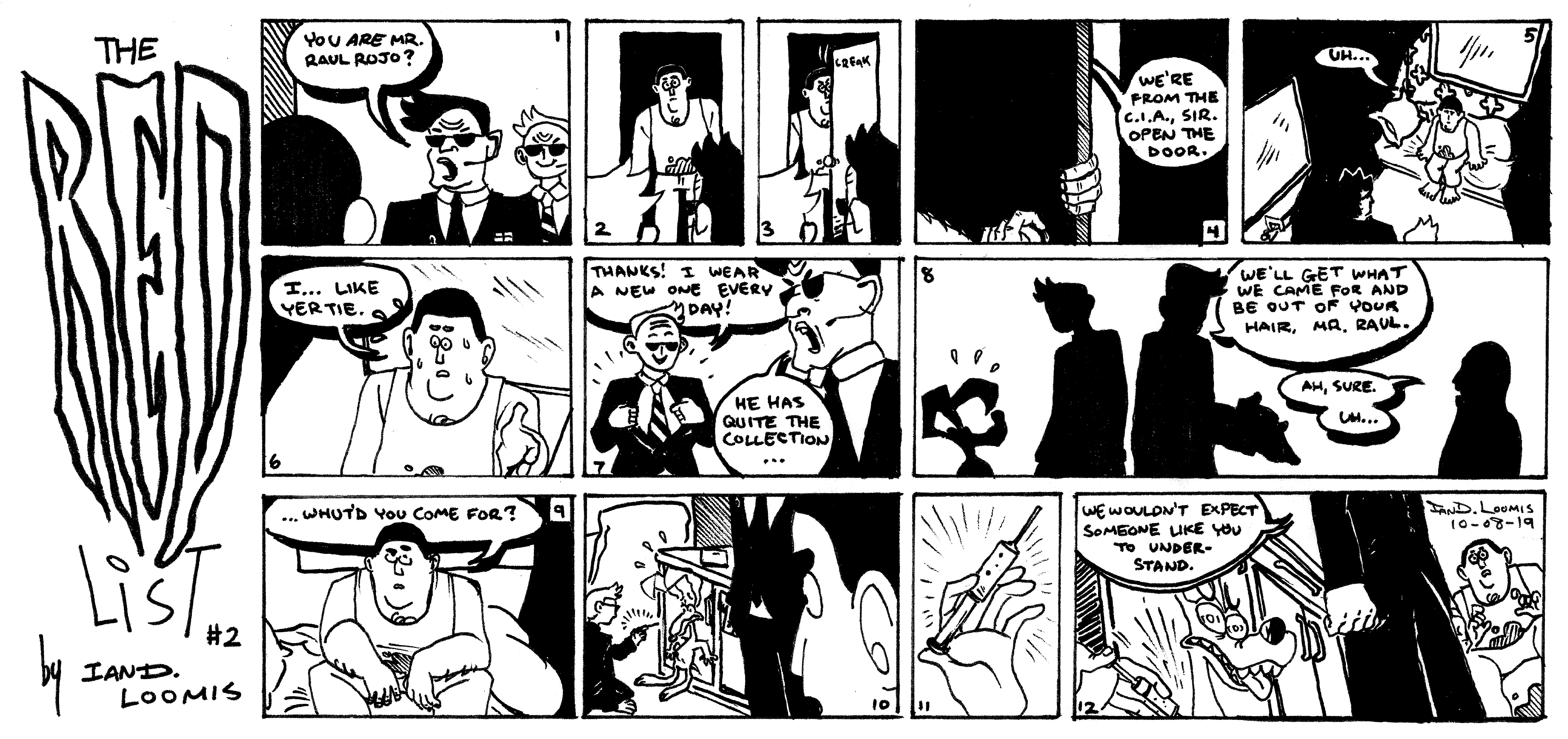 The Red List #2, by Ian D. Loomis