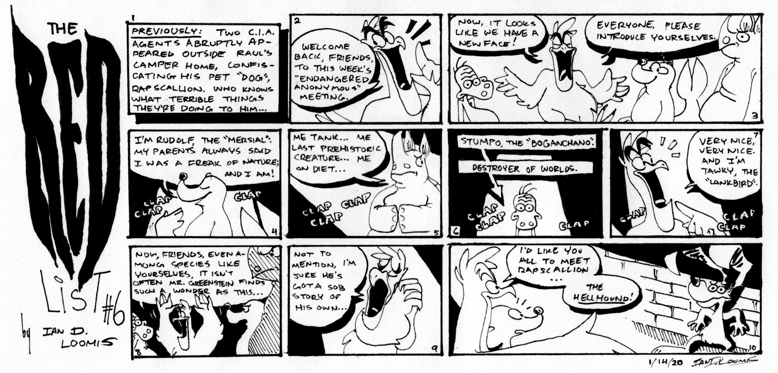 The Red List #6, by Ian D. Loomis