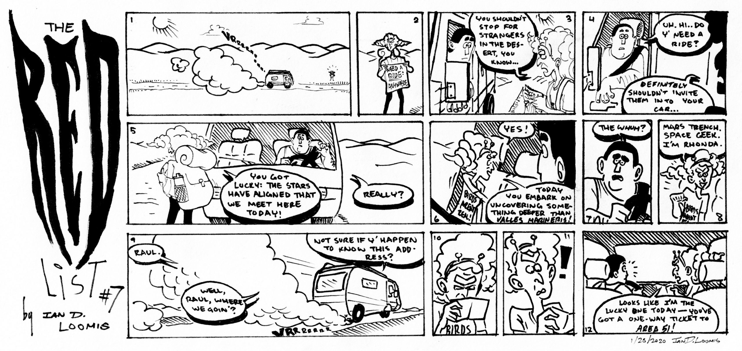 The Red List #7, by Ian D. Loomis