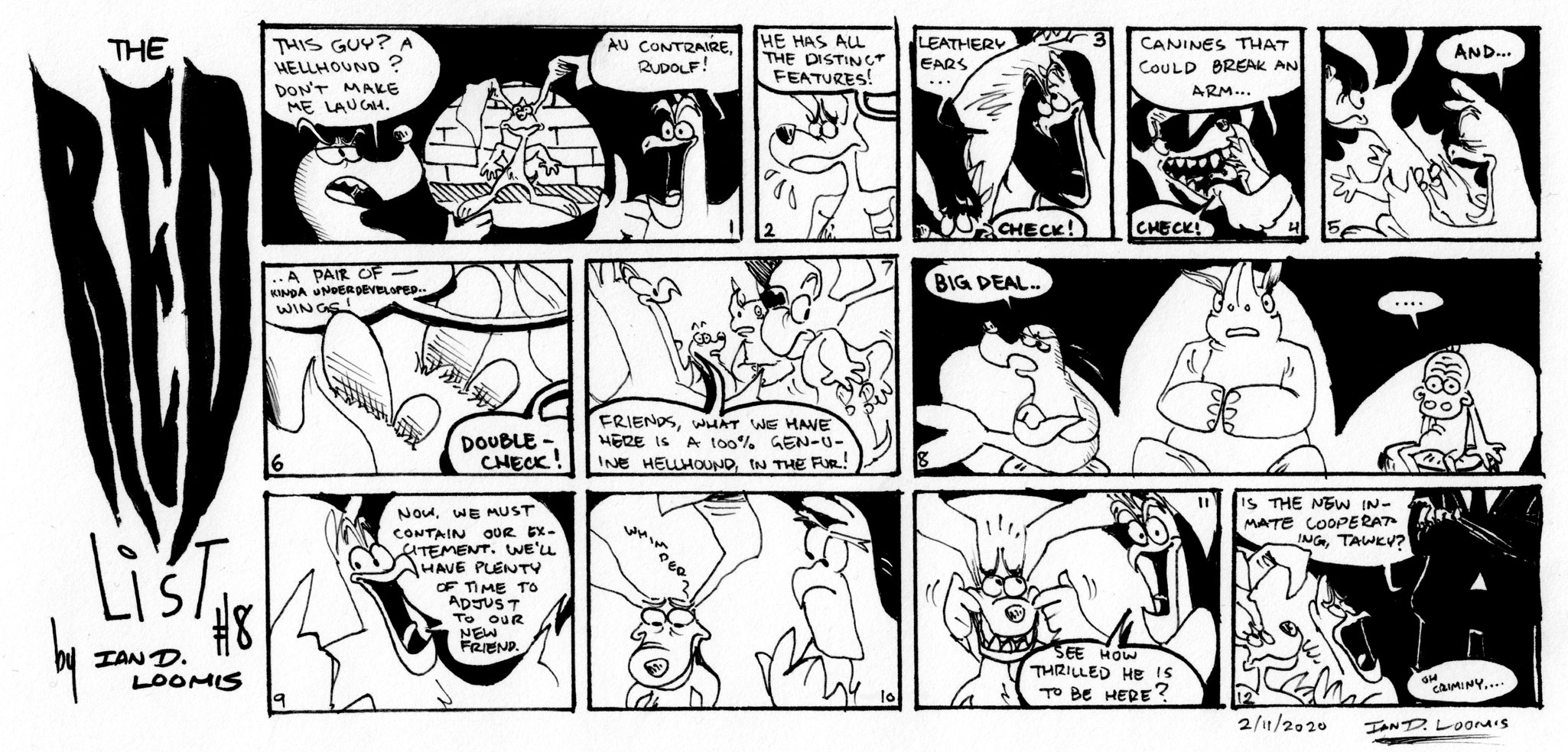 The Red List #8, by Ian D. Loomis