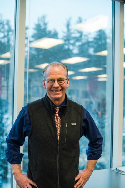 Tom Zimmerman, WCC Writing Center director and editor of the “Huron River Review.” Torrence Williams | Washtenaw Voice