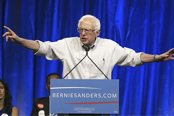 The Voice stands behind presidential hopeful Bernie Sanders. VOICE FILE PHOTO