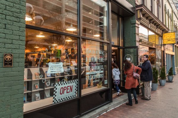 Literati bookstore in downtown Ann Arbor is one of the businesses forced to close due to the COVID-19 outbreak. Photo by Andy Piper